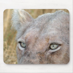 SELtener WEISSER LÖWE  Mousepad