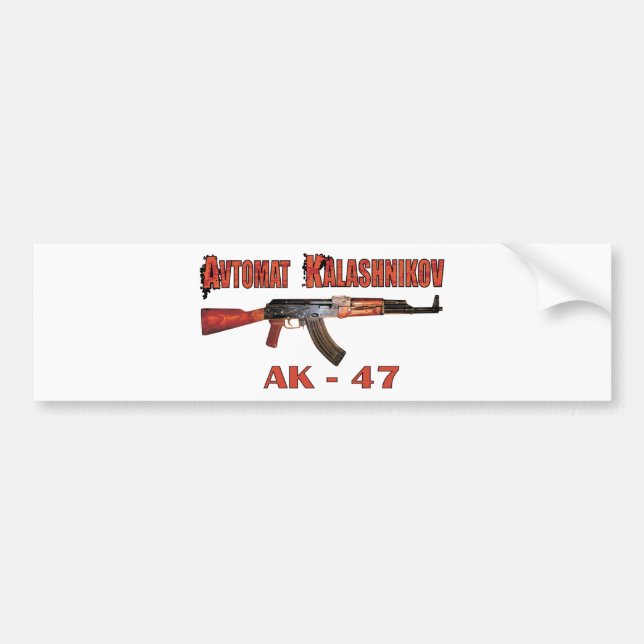 SELTENES ARMEE-KALASCHNIKOW-GEWEHR-MILITÄR AK-47 AUTOAUFKLEBER (Vorne)