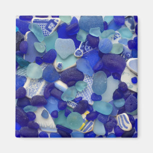 Seltenes Blau und Wasserglas, Anziehungskraft am S Magnet