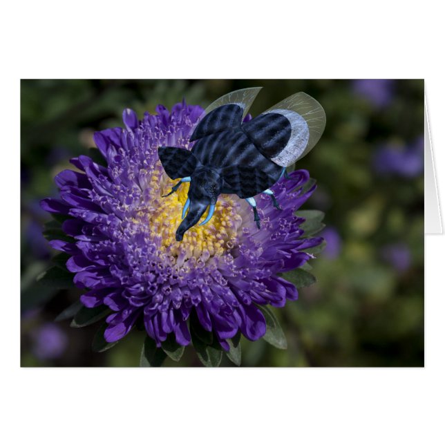 Seltenes Blue Elephant Bug (Vorderseite (Horizontal))