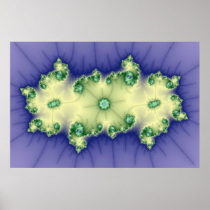 Seltenes Gem - Fraktal Poster