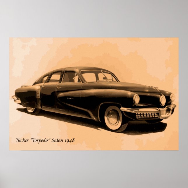 Seltenes klassisches Auto Tucker 1948 Poster (Vorne)