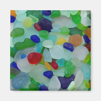 Seltenes Meerglas, Strandmagnet Magnet