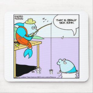 Seltsame Art des Fischfangs - T-Shirts usw. Mousepad
