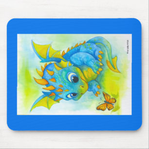Seltsame Baby-Drachen-Mauspad Mousepad