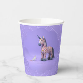 Seltsame Begegnung mit Kaffee-Tasse Pappbecher