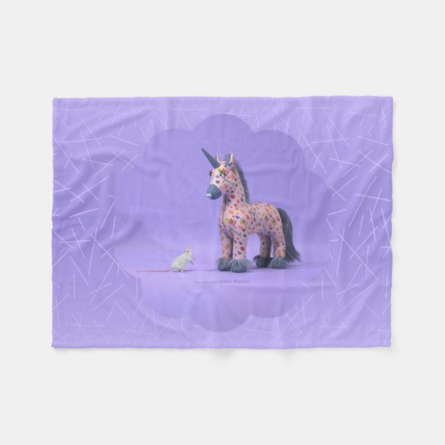 Seltsame Begegnungsdecke Fleecedecke (Vorderseite (Horizontal))