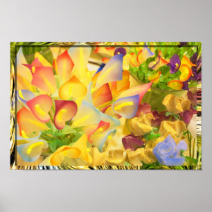 Seltsame Blume Poster