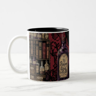 Seltsame Elixiere & Raben-Gotik-Kaffeetasse 11 oz Zweifarbige Tasse