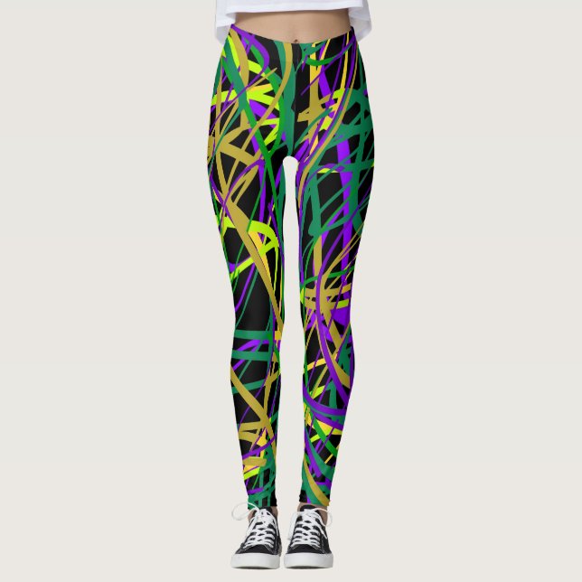 Seltsame Farben-Leggings Leggings (Vorderseite)
