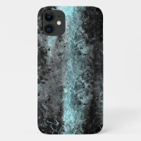 Seltsame faserige Textur in Blau und Schwarz