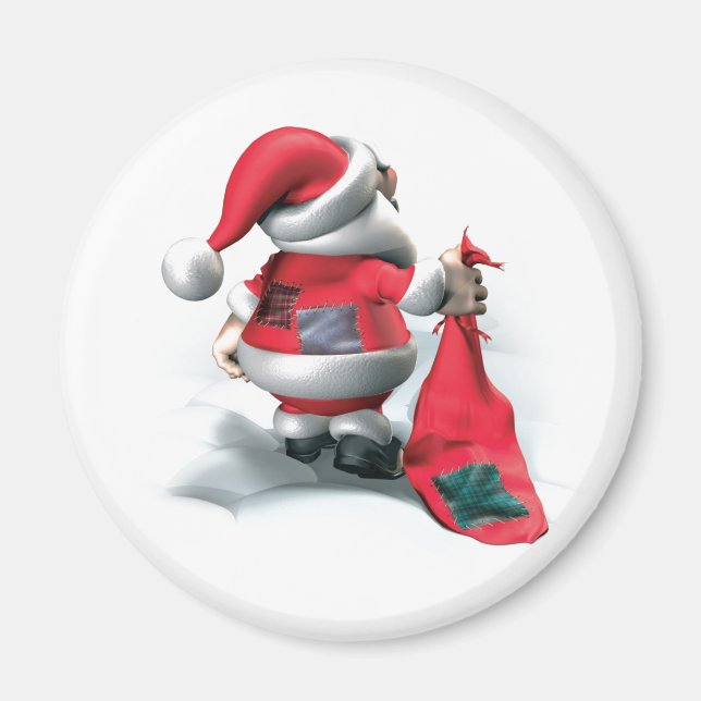 seltsame glückliche Weihnachten Magnet (Vorne)