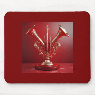 Seltsame Horn Instrument-Ruhigstellung auf dem Soc Mousepad