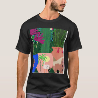 Seltsame Magie im Botanischen T-Shirt