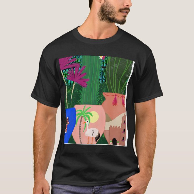 Seltsame Magie im Botanischen T-Shirt (Vorderseite)