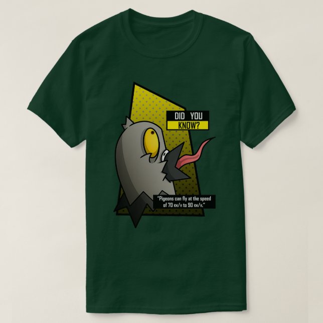 Seltsame Tauben T-Shirt (Design vorne)