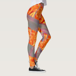 Seltsame Textur sehr satin Ton, viel rötlich golde Leggings
