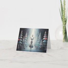 Seltsame ungewöhnliche Weihnachtskarten Feiertagskarte