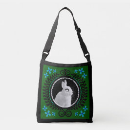 Seltsame weiße Bunny Umhängetasche / Schulter-Tote Tragetaschen Mit Langen Trägern