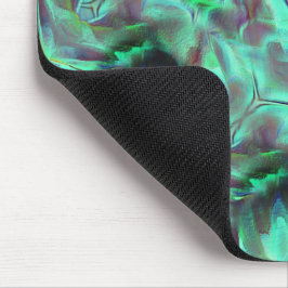 Seltsamer Satin-Ton, grün bis kohlenstoffhaltig Mousepad