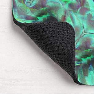 Seltsamer Satin-Ton, grün bis kohlenstoffhaltig Mousepad