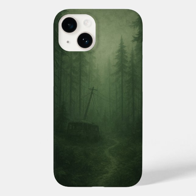 seltsamer Wald Case-Mate iPhone 14 Hülle (Rückseite)