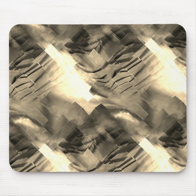Seltsames abstraktes Mosaik mit Farbschock Mousepad (Vorne)