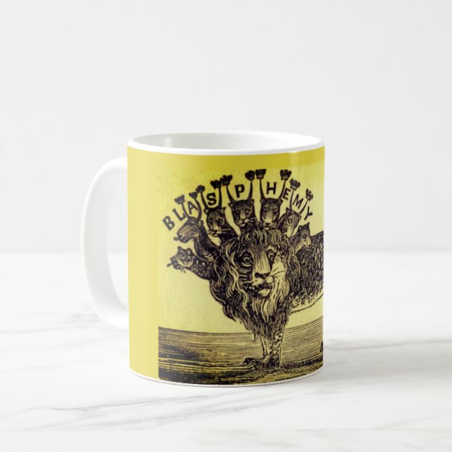 Seltsames Buch der Enthüllung Tasse der Bestie (Vorderseite Links)