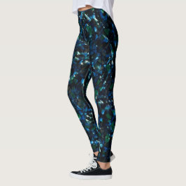 Seltsames Mosaik über dunklem Hintergrund und hell Leggings