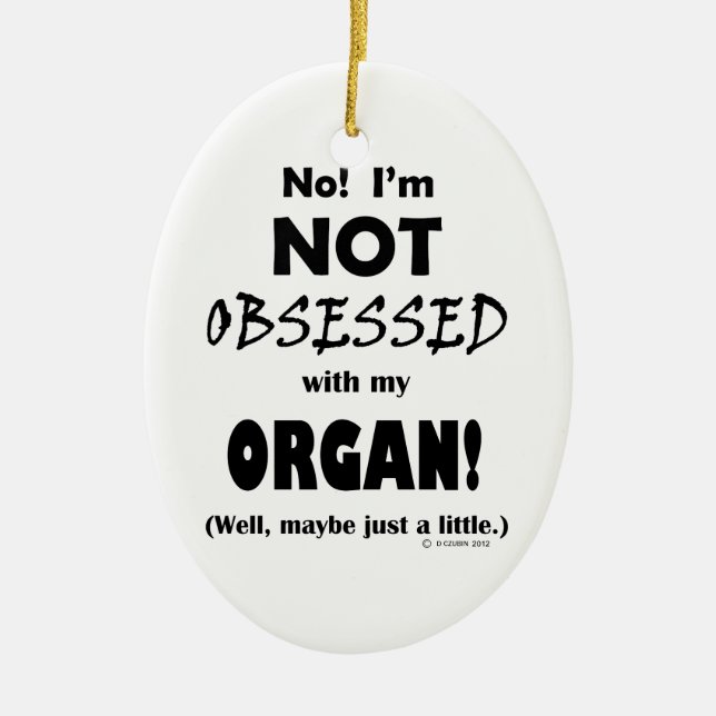 Seltsames Organ Keramik Ornament (Vorne)