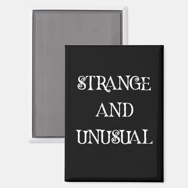 Seltsames und ungewöhnliches Gothic-Design Magnet (Vorderseite/Rückseite)