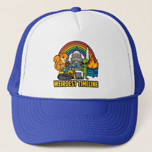 Seltsamster Zeitstrahl-Hut von Phil Elmore Truckerkappe