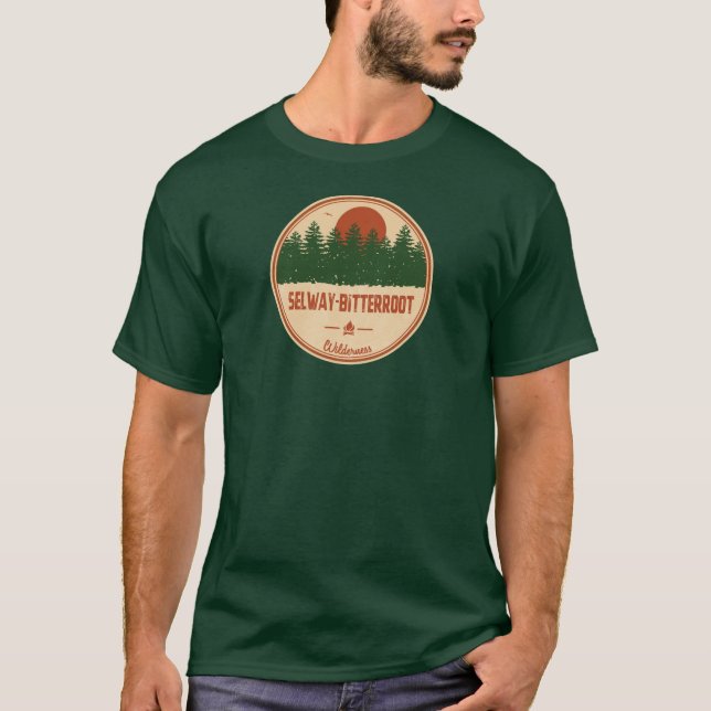 Selway-Bitterroot Wilderness Montana Idaho T-Shirt (Vorderseite)
