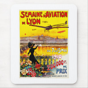 Semaine d'Aviation De Lyon Mousepad
