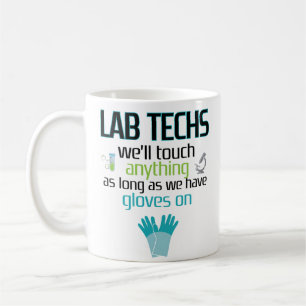 Semaine drôle de laboratoire de tasse de café de