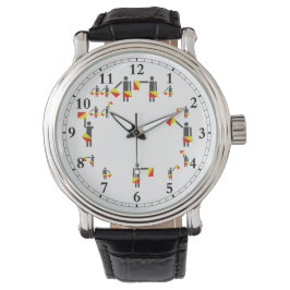 Semaphore Watch Armbanduhr
