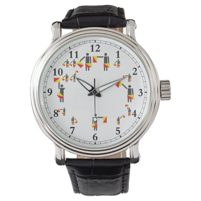 Semaphore Watch Armbanduhr (Vorderseite)