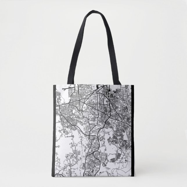 Semarang Indonesia City Map Tasche (Vorderseite)
