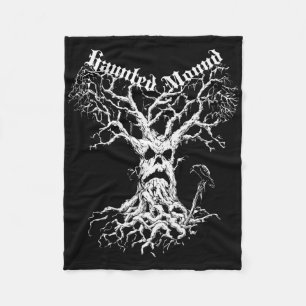 Sematary Merch. Entwerfen eines Geisterbaums. Spuk Fleecedecke