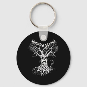 Sematary Merch. Entwerfen eines Geisterbaums. Spuk Schlüsselanhänger