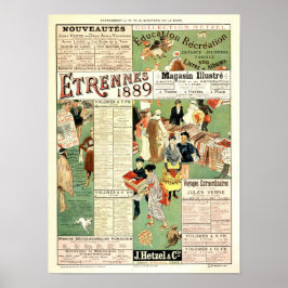 Semeghini Defendi 1889 Vintage französische Werbun Poster