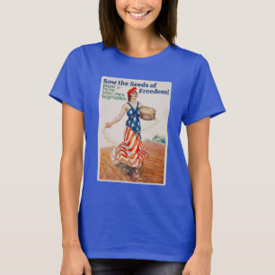 Semez les graines de la liberté ! T-shirt (noir)