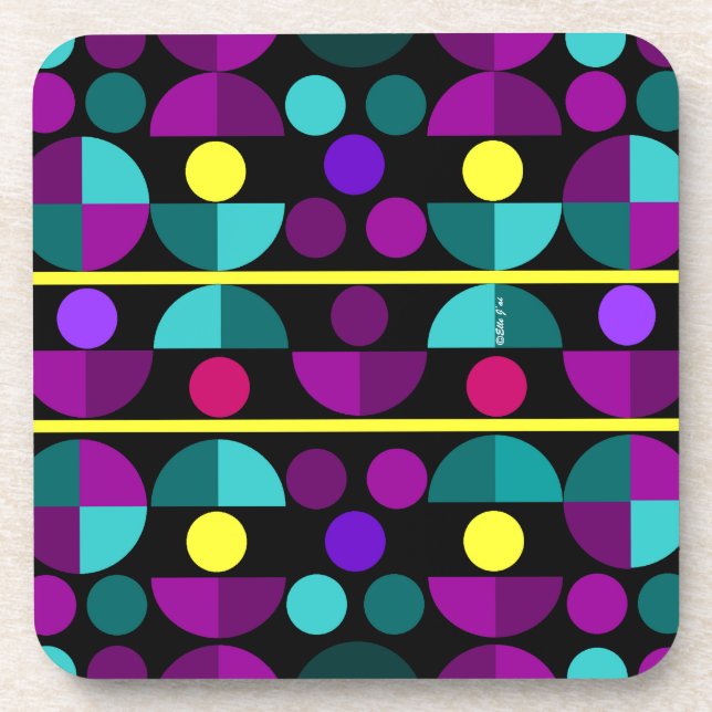 Semi Circles-Untersetzer Getränkeuntersetzer (Vorderseite)