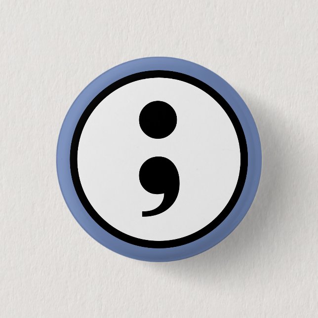 Semi-colon Button (Vorderseite)