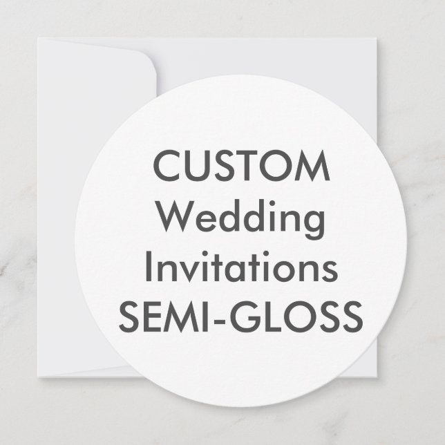 SEMI-GLOSS 110 lb 5,25 pouces Invitations de maria (Devant)