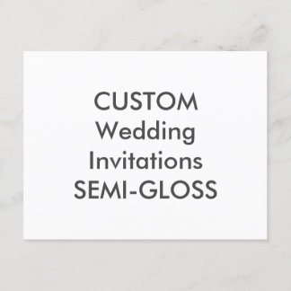 SEMI-GLOSS 110lb 5,5" x 4,25" Hochzeitseinladungen Einladung