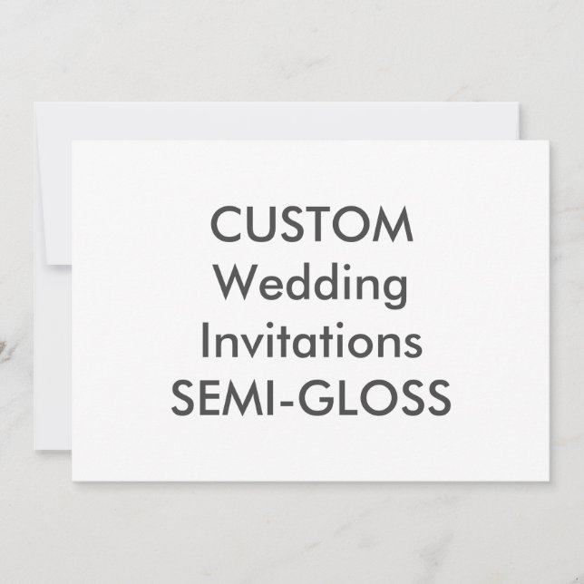 SEMI-GLOSS 110lb 7 Zoll x 5 Zoll Einladungen für H (Vorderseite)