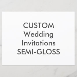 SEMI-GLOSS 110lb 8,75" x 6,5" Einladungen für Hoch