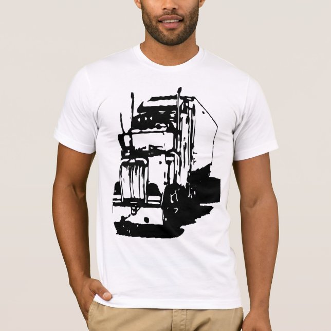 Semi T-shirt de camion (Devant)