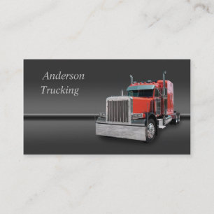 Semi Truck Business Card Visitenkarte